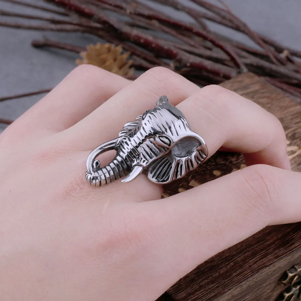 Vintage Elephant Ring Holder Silver Toned Ring Holder - Etsy
