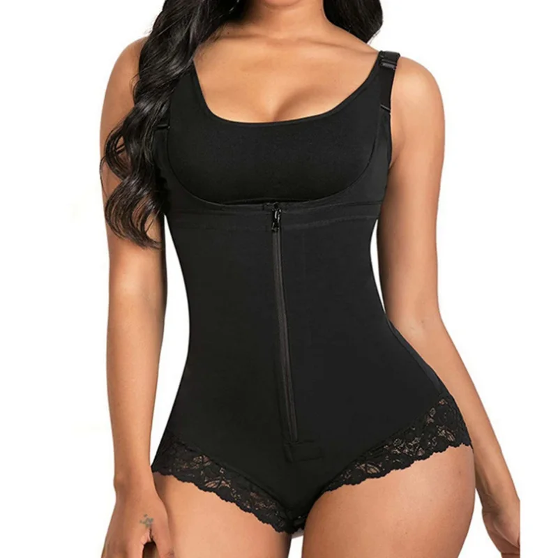 

Colombian Shapewear Women Body Hourglass Girdle Triangle Underwear Tummy Control Double Compression Hook-eyes Butt Lift