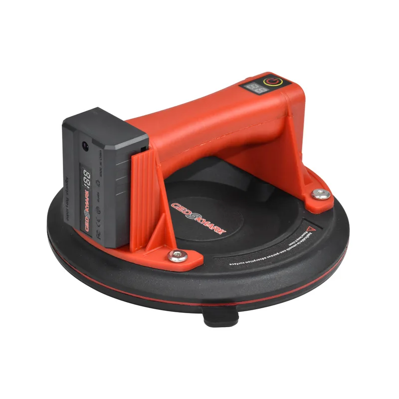

8Inch Suckers Electric Suction Cups Digital Display Automatic ON/OFF 2400mAh Lithium With Glass Tile Lifting Tools