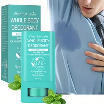 Deodorante per tutto il corpo Crema invisibile Stick Deodorante Asciugatura rapida Retainisci il profumo Rinfrescante Odore del polso del corpo Creme antisudore per