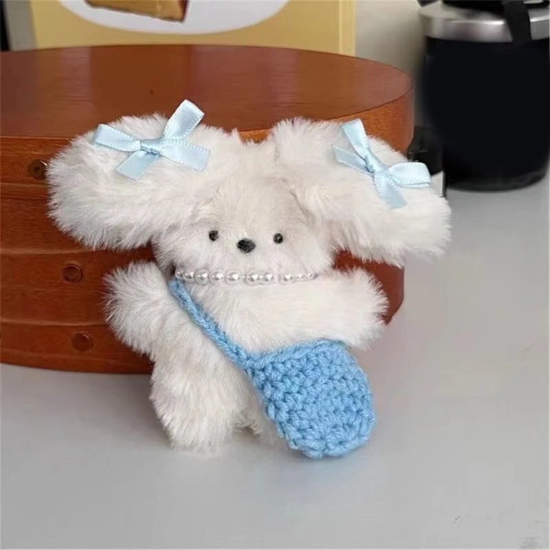 2023 New Bowknot Dog Keychain Bag Charm Lovely and Fashionable Accessory for Women