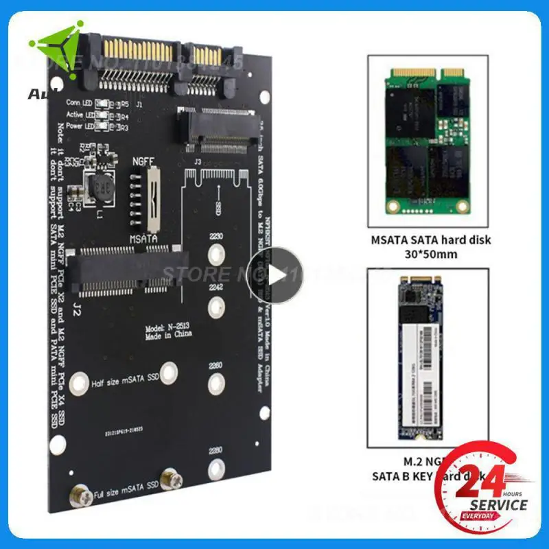 

Адаптер для ПК, адаптер для SSD M.2 NGFF Sata и Msata 60 дюймов