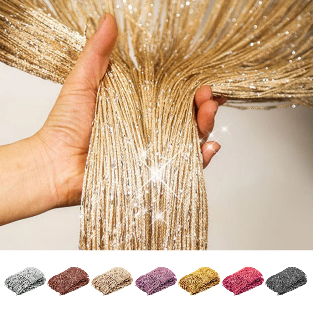 Door String Curtain Curtain Wall Panel Fringe Window Room Divider Blind Decorative Tassel Screen Ribbon Strings Strip
