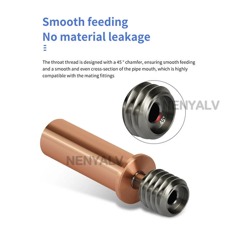 바이메탈 히트 브레이크 구리 티타늄 업그레이드 스로트, Anycubic kobra 2 Neo / Pro 스로트, Anycubic kobra 2 MAX / PLUS Hotend Amp