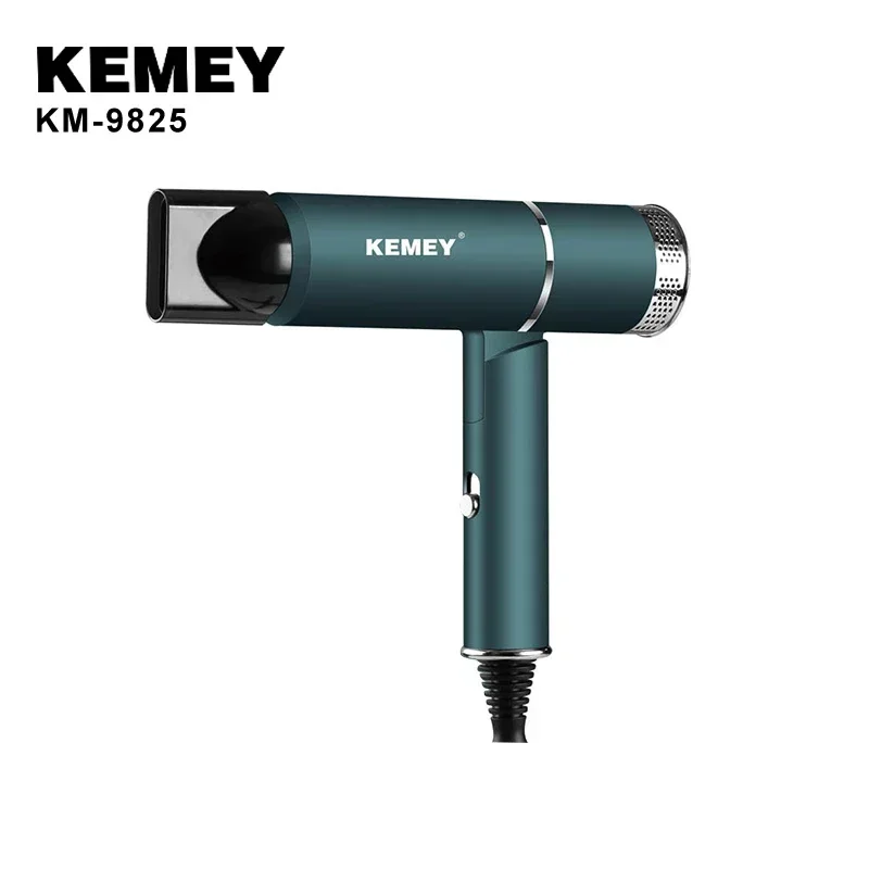 KEMEI KM-9825 Hair Dryer Professional Styling Salon Light Green Electric Hair Dryer Secador De Cabelo Profissional 2
