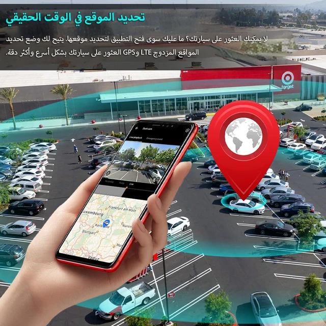 Yangood 4G Dash Cam Built-in GPS Support Remote Connection 24H Parking Monitoring Collision Warning Car Video Recorder Black Box 4