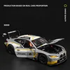 1:24 BMW M4 GT3  Alloy Die Cast Toy Car Model Sound and Light Pull Back Children's Toy Collectibles Birthday gift 4
