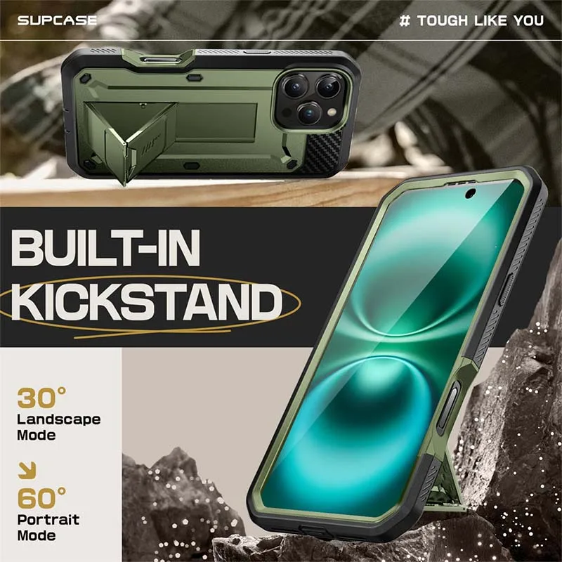 UB Pro Full-Body Rugged Phone Case with Built-in Screen Protector