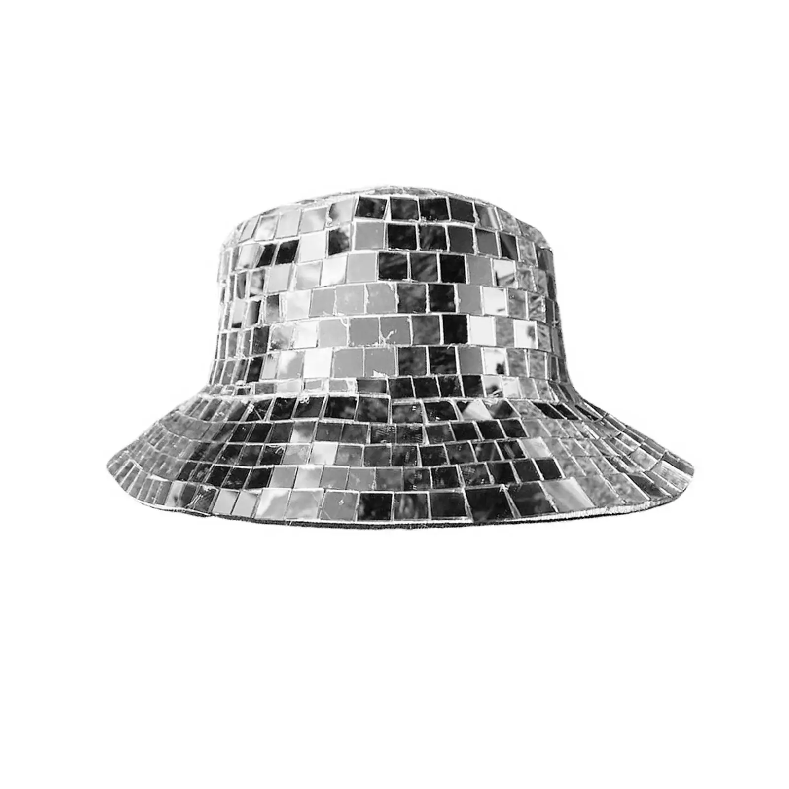 Disco Bucket Hat Decorative Personality Beach Caps for Clubs Parties Trips