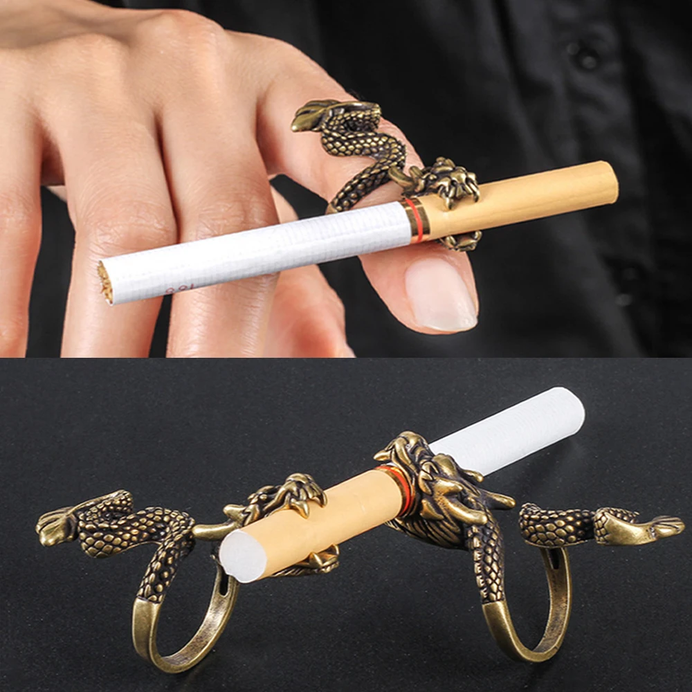 Fashion personality skull hand ring cigarette holder cigarette holder ring  tool cigarette holder clip cigarette holder