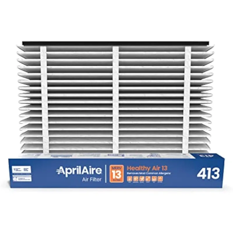 

AprilAire 413 Replacement for AprilAire Whole House Air Purifiers - MERV 13, Healthy Home Allergy, 16x25x4 Air