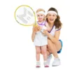 Kids Tennis Racket,17" Aluminum Tennis Racket with 3 Tennis Balls,2 Carry Bag for Kid,Toddler Outdoor/Indoor Sport Play Rackets 5