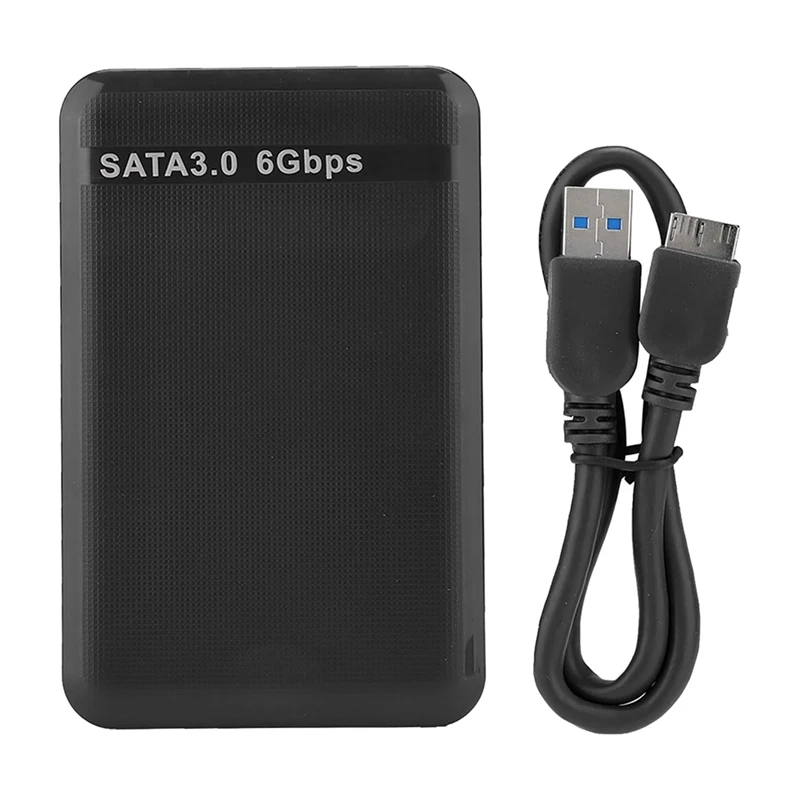 

USB3.0 SATA3.0 High Speed 6Gbps Mobile Hard Disk Enclosure 2.5 Inch Black ABS Support 3TB UASP Hard Disk Enclosure
