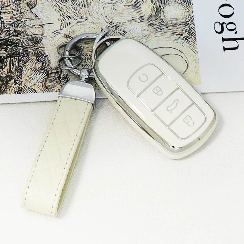 Soft TPU Keychain Holder & Key Cover Case