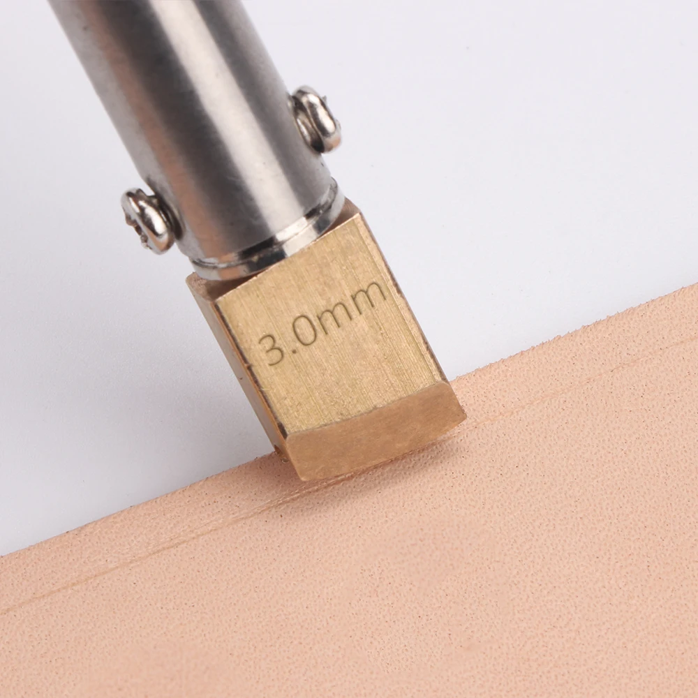 QJH Leather Electric Heating Edge Decoration Soldering Iron Brass Tools DIY Process Pressure Edge Sealing Soldering Iron Tools leather tool