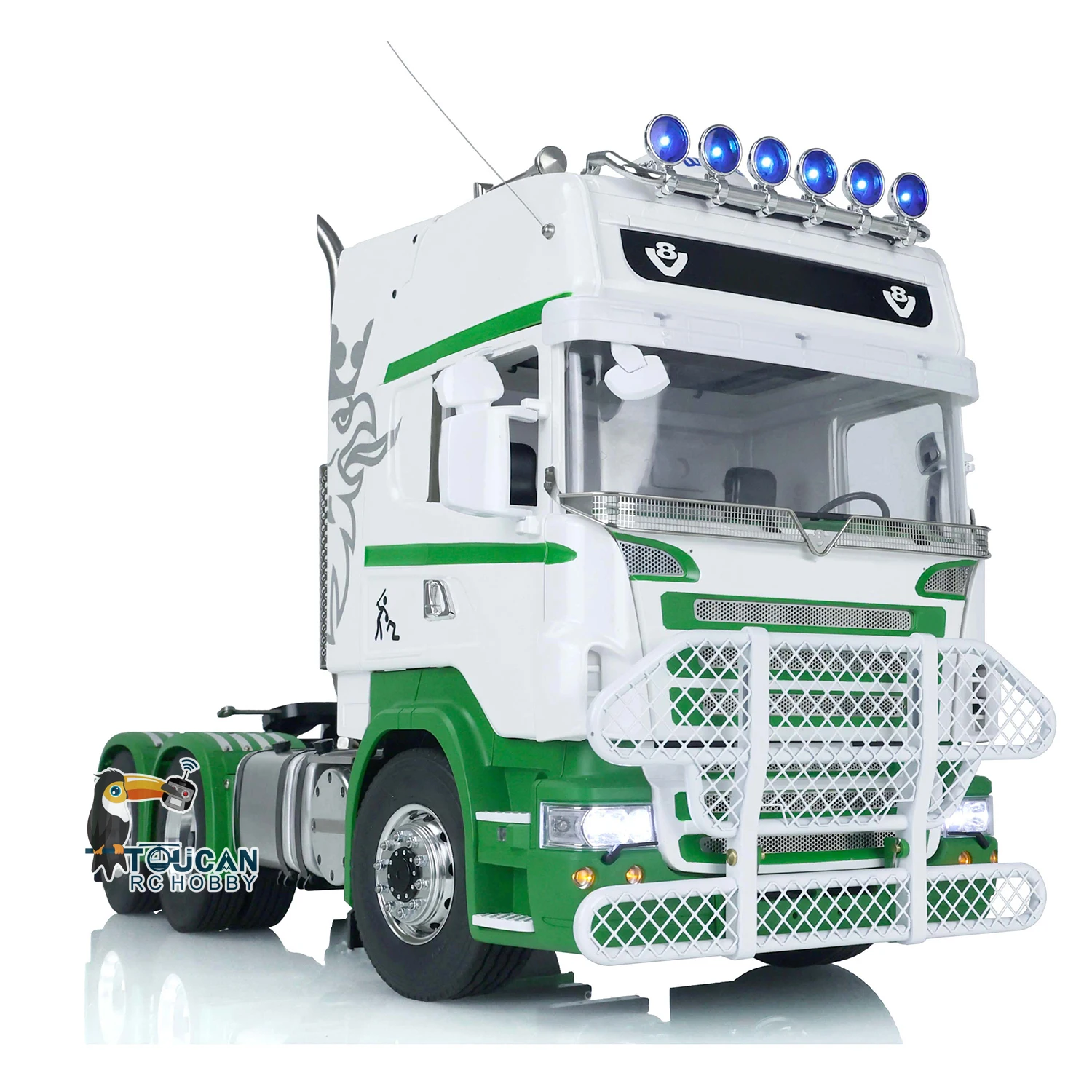 

1/14 LESU RC Tractor Trucks Metal Chassis 6X6 R730 Remote Control Toucanhobby Cars DIY Painted Outdoors Toys for Boy Thzh1406