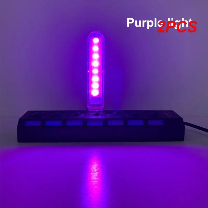 

Портативная USB-лампа для чтения, 5 в пост. Тока, 8 светодиодов, 2 шт.