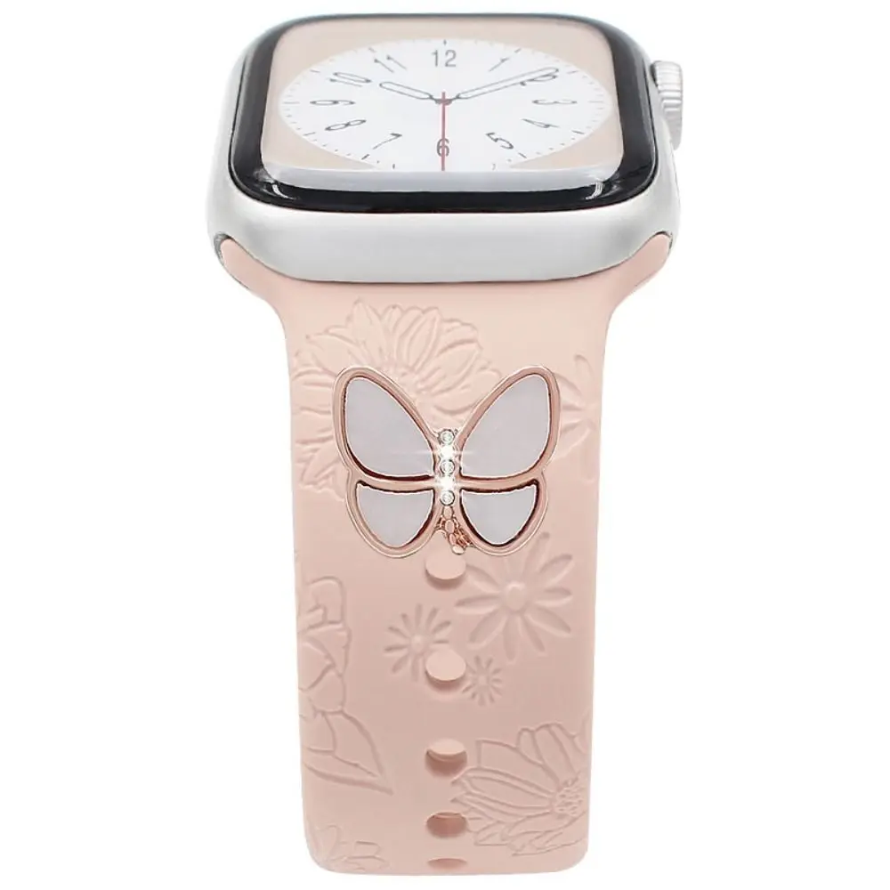 Elegant Diamond-Inspired Watch Band Charms and Brooch Accents