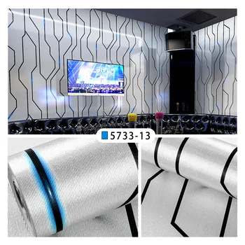 วอลเปเปอร์ KTV ฝาผนัง3D แถบดนตรีสเตอริโอตกแต่ง kertas dinding kamar เล่นเกมสัมผัสเทคโนโลยีแฟลช 6