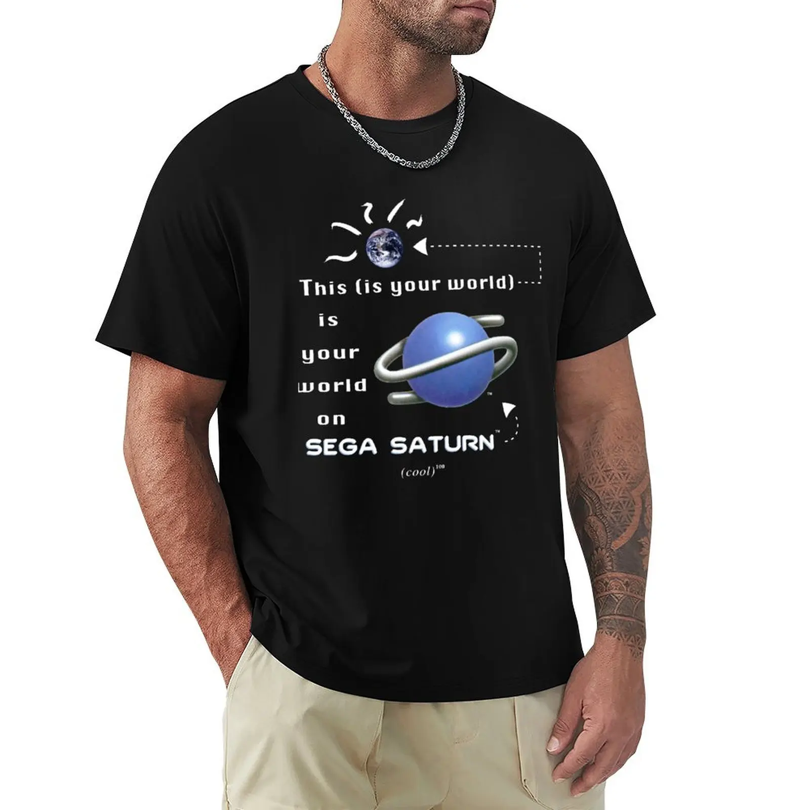 90’s SEGA SATURN T-shirt SEGA SATURN HARDWARE T-SHIRT – JumpIchiban