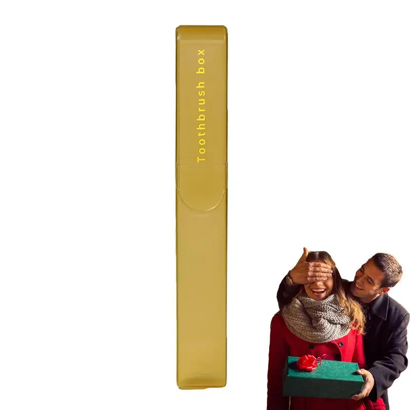 

Travel Toothbrush Holder Portable Toothbrush Container with Snap on Lid Multifunctional Dustproof Toothbrush Protective Holder