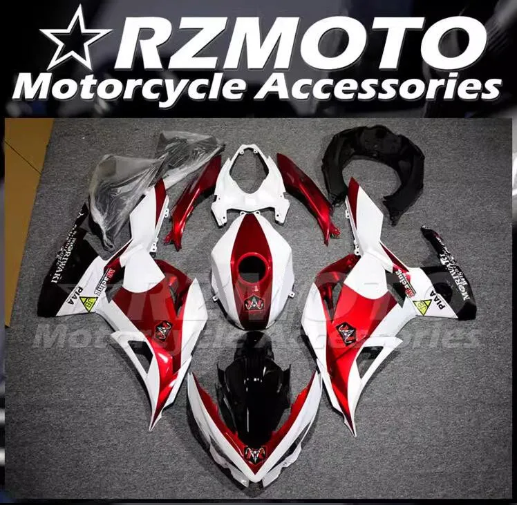 

Комплект обтекателей для мотоцикла из АБС-пластика, 4 подарка, подходит для Kawasaki EX 250 400 2019 2020 2021 2022 2023 19 20 21 22, кузов красного и белого цвета