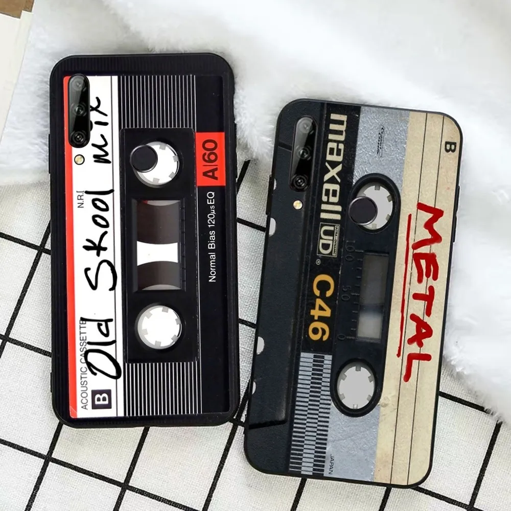 

Vintage Cassette Tape Phone Case For Huawei Honor 10 lite 9 20 7A pro 9X pro 30 pro 50 pro 60 pro 70 pro plus