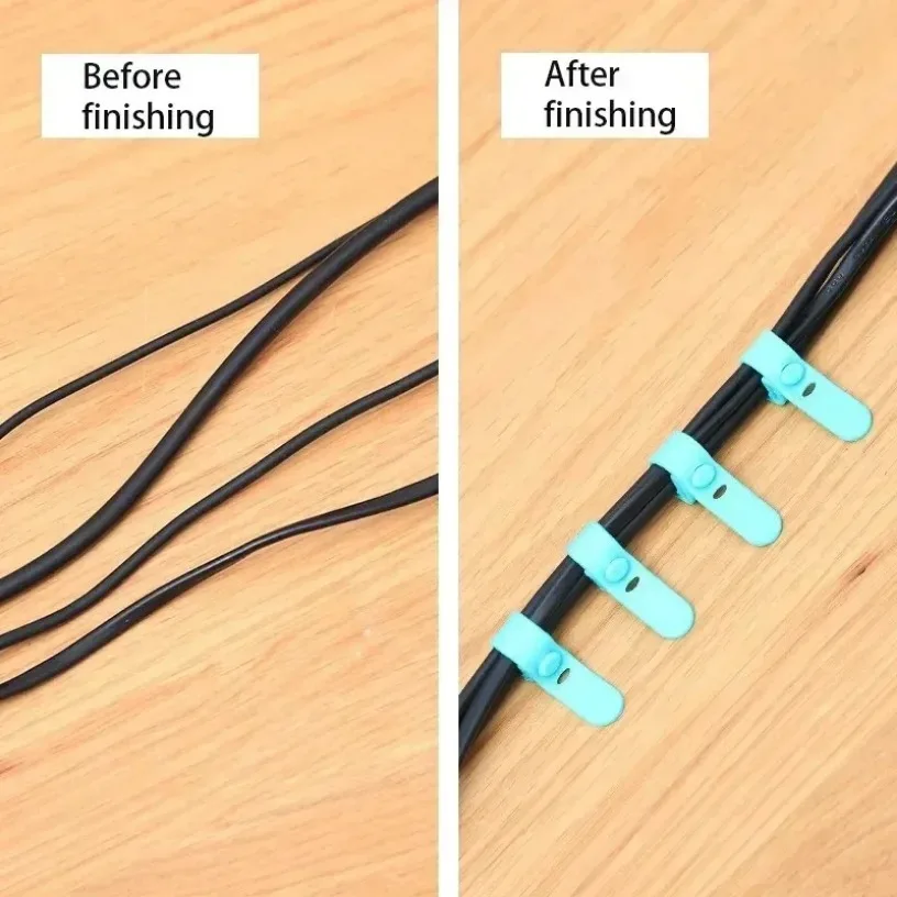 Silicone Cable Organizer for Earphones and Chargers