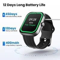 Montre connectée HAYLOU Faro avec appels vocaux, écran HD 2,01'', suivi de la santé 24h/24, plus de 150 modes sportifs, Bluetooth, pour hommes et femmes 6