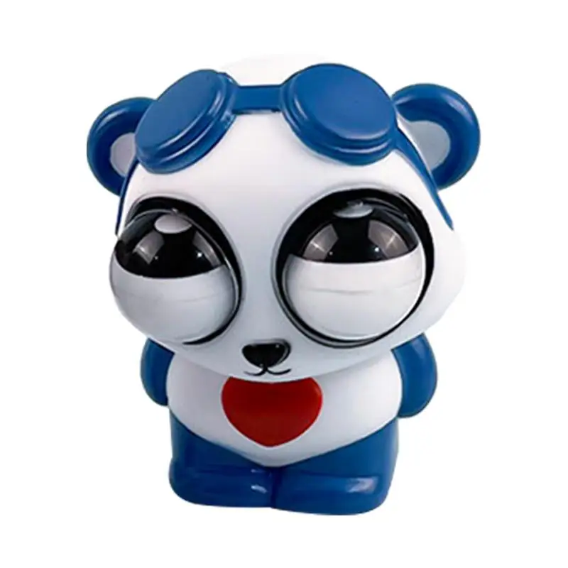

1pcs Popping Eyes Panda Squeeze Toy Sensory Cute Panda Soft Mochi Toys For Stress Relief Christmas Halloween Gift For Kids Adult