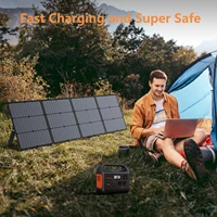 MHPOWOS chargeur solaire Portable 40V 220W Kit de panneaux solaires pliables pour Jackery Bluetti Ecoflow stations électriques RV Camping Patio 4