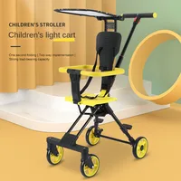 Lightweight Foldable Baby Stroller Children’s Simple Two-way Stroller Multifunctional and Convenient Children’s Stroller