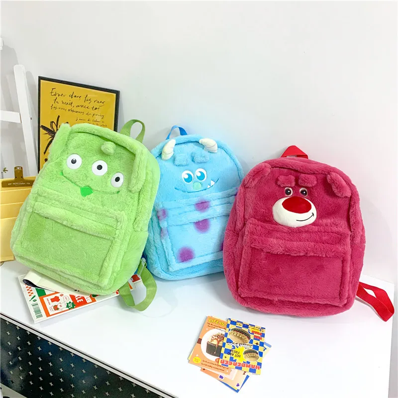 Disney-Pixar Toy Story Bolsa de pelúcia, monstro alienígena, desenho  animado bonito, bolsa de ombro anime, grande capacidade, bolsa de compras -  AliExpress