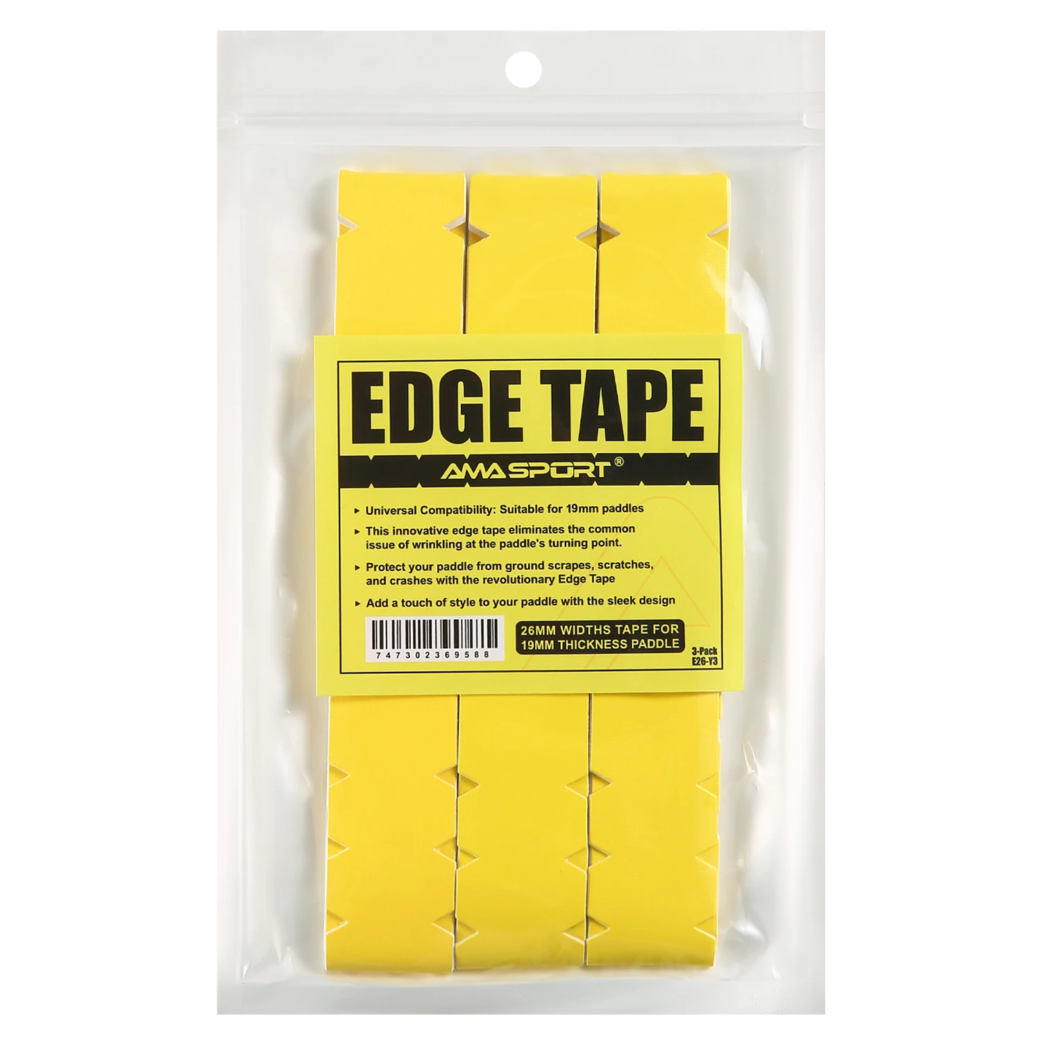 AMASPORT Pickleball Paddle Edge Protection Tape