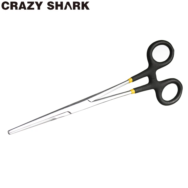 Crazy Shark Stainless Steel Fly Fishing Forceps Hook Remover