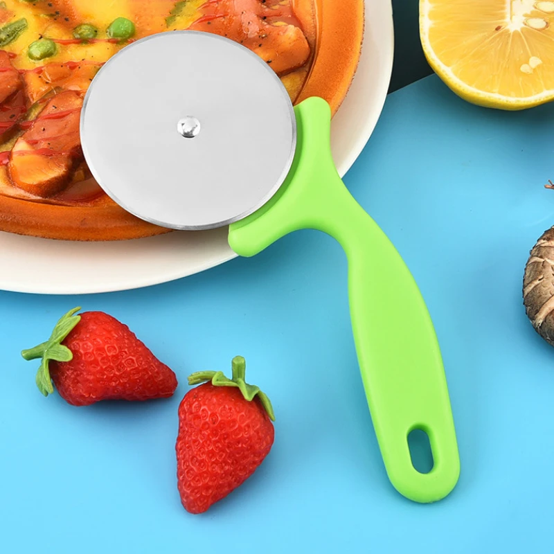 Stainless Steel Pizza Cutters Pastry Roller Cutter Pizza Knife Cookie Cake Roller Wheel Scissor Bakeware Kitchen Accessories