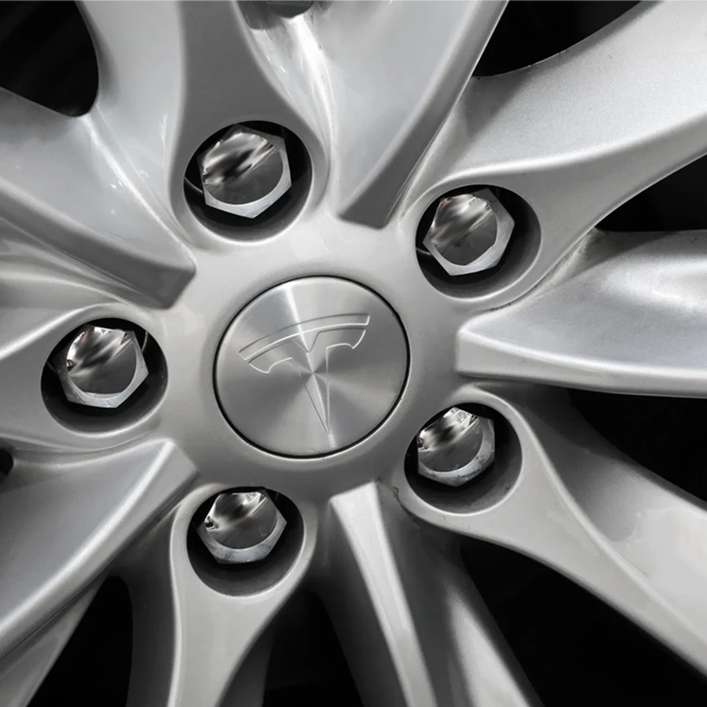 4PCS 56mm Car Wheel Center Caps Tyre Rim Hub cap Cover Stickers For Tesla Model 3 Model Y S X Cybertruck Coil wheel hub caps