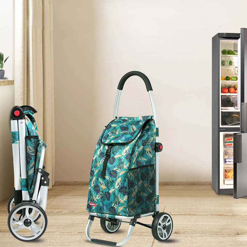 

Shopping Cart Aluminum Alloy Folding Rod Portable Household Use