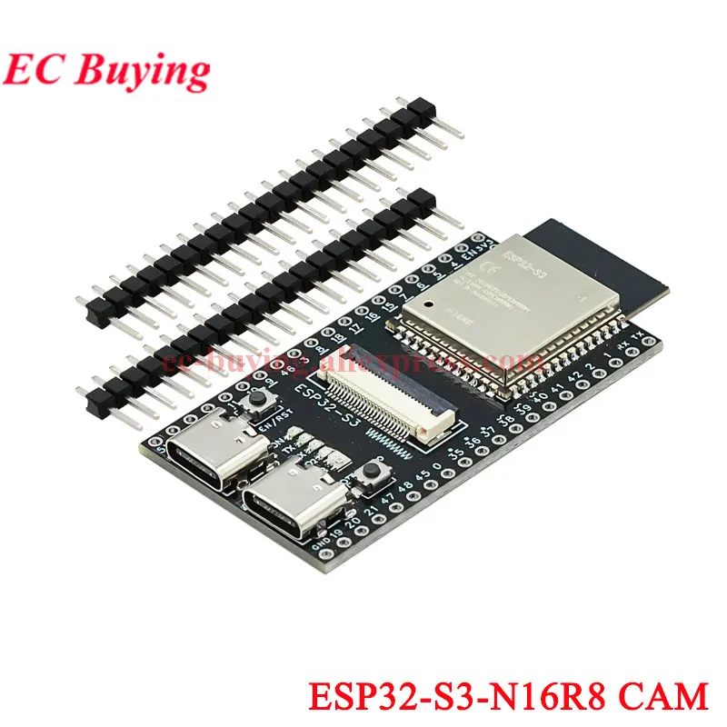 ตัวเลือกสินค้า บอร์ดพัฒนา ESP32-S3 โมดูล Wi-Fi 2.4G และ Bluetooth เสริม Type-C