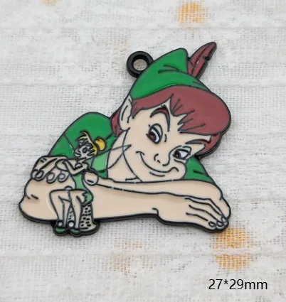Colorful Cartoon Enamel Charms for DIY Jewelry and Crafts (Set of 10)