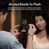 Ulanzi SL03 Mini Camera Flash Speedlite for Canon R5 Fuji X-T30 X-T5 Sony ZV-E10 Nikon Panasonic Olympus Pentax Most SLR Cameras 5
