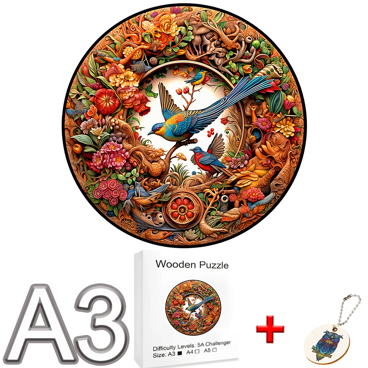Wooden Puzzle Toys Children Animal 3d Wooden Puzzles Montessori Games Adults Christmas Board Games for Whole Family Diy