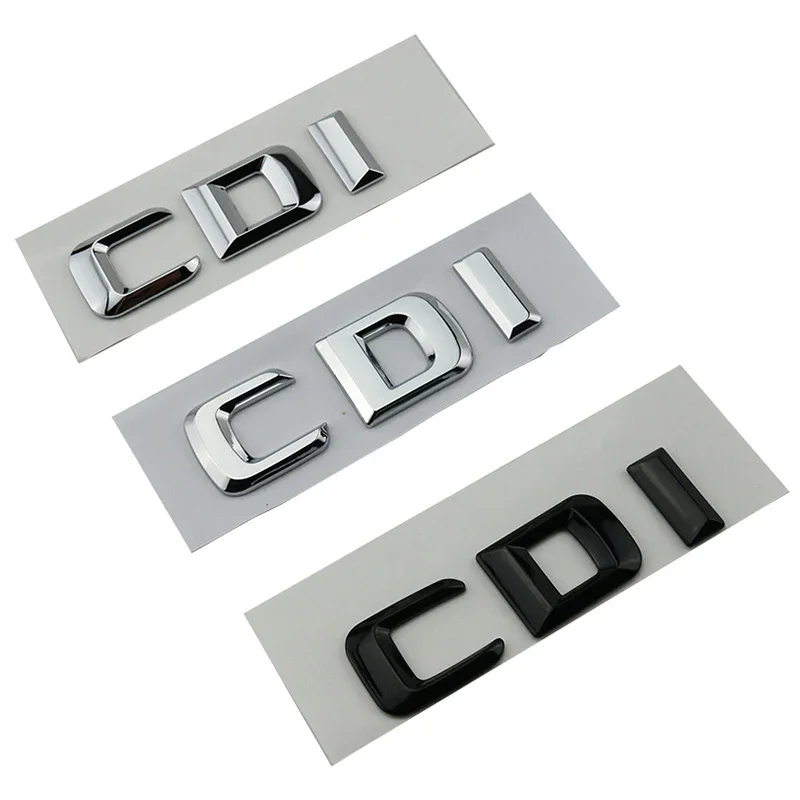 3D Abs Cdi Lettere Sticker Car Trunk Badge Per Mercedes Benz B180 E260 E200 C200 Glk 220 250 Ml 320 Cdi Emblem Logo Accessori