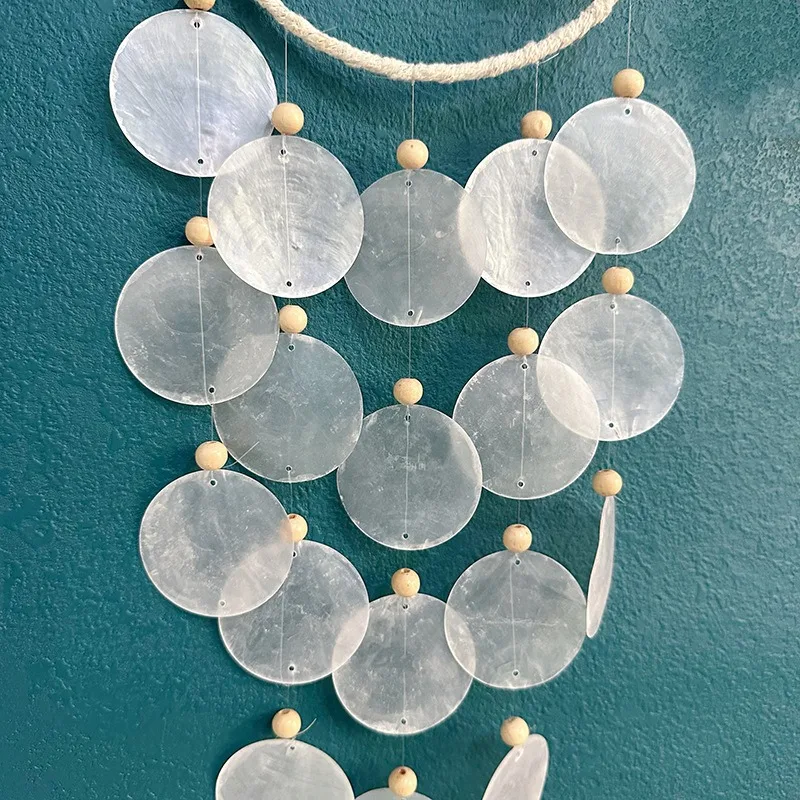 1/2개 달 모양 펜던트 홈 장식 풍경종 공중 펜던트 홈 장식 펜던트 가정 장식에 적합