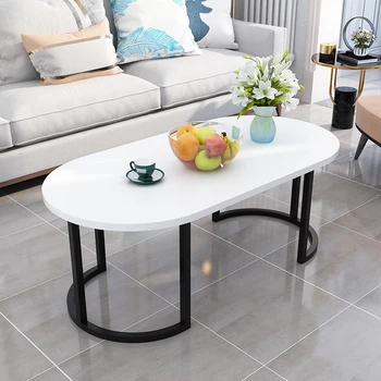 Simple Oval coffee table 1