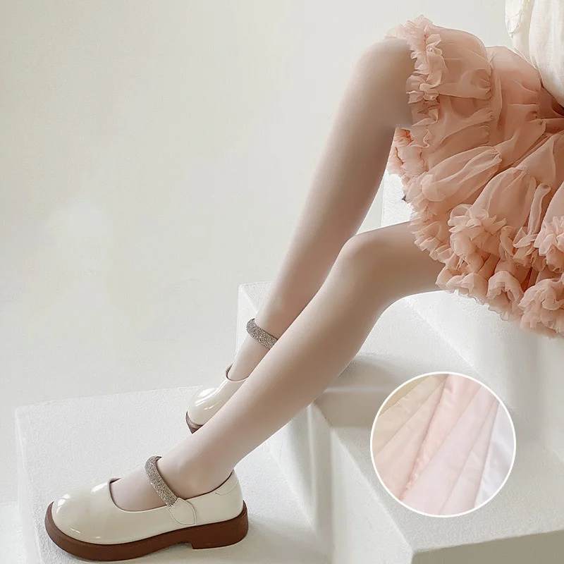 1Piece Summer Thin Tight for Kids Girl Fashion Solid Color Ballet Tight Pantyhose for Toddler Girl Soft Breathable Stocking Sock kids pantyhose ballet tights toddler tights