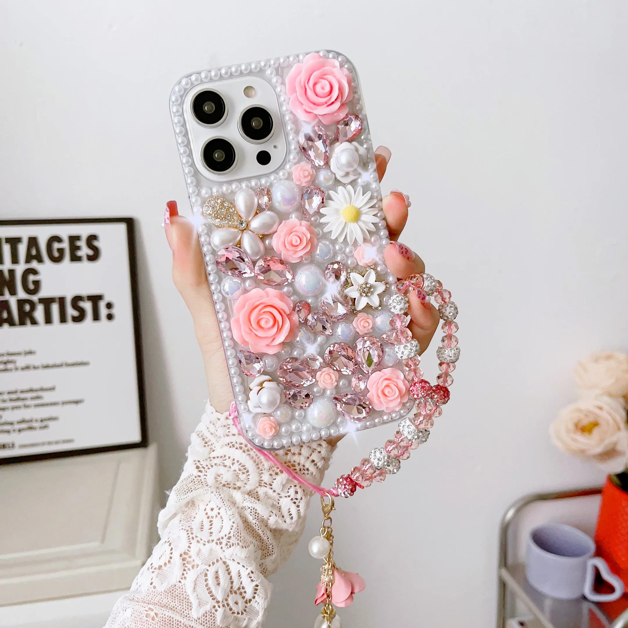 Crystal Flower Pearl Phone Case For iPhone d92a8333dd3ccb895cc65f: For 13promax|For iPhone 11|for iphone 11pro|for iPhone 11ProMax|For iPhone 12 12pro|for iphone 12promax|For iPhone 13Pro|For iPhone 14 13|For iPhone 14Plus|For iPhone 14Pro|for iPhone 14promax|For iPhone 15|For iPhone 15Pro|for iphone 15promax|for NOTE 20ultra|for s21 FE|For S21 Ultra|For S22 Plus|For S22 Ultra|for s23plus|for s23Ultra|for samsung NOTE20|For Samsung S20 FE|For Samsung S21|for samsung s21plus|For Samsung S22|for Samsung s23