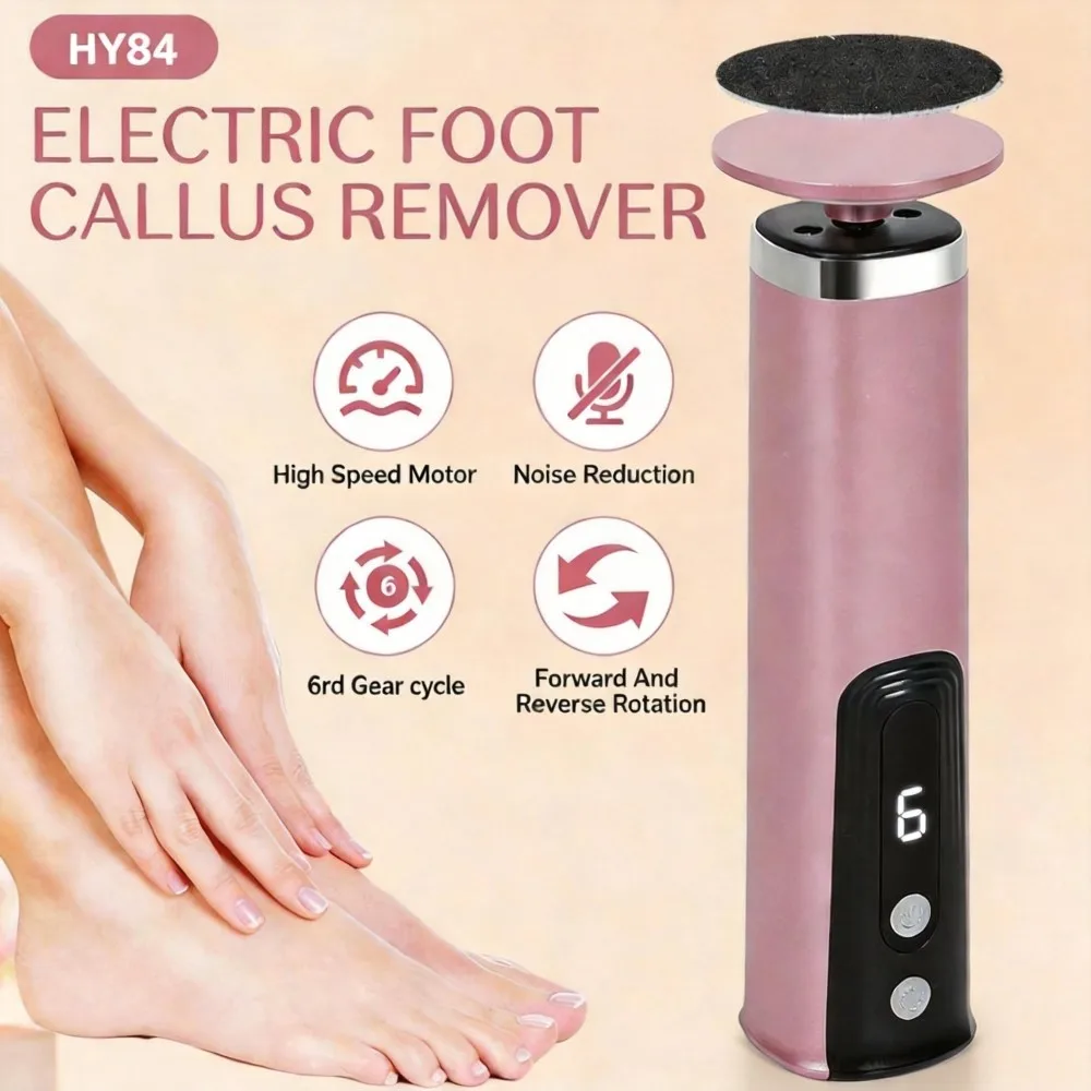 Foot Care Tool 2-in-1 Foot and Hand Electric Care Tools,Polish and Smooth,Shine Toenails Electric Callus Remover Pedicure File - 2