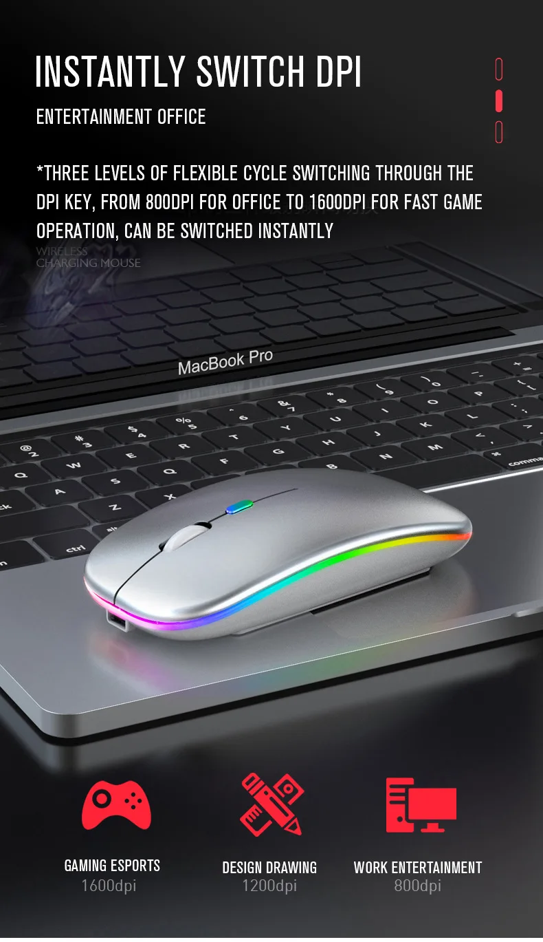 rgb, 1600dpi, computador, laptop, tablet, pc, macbook, gamer