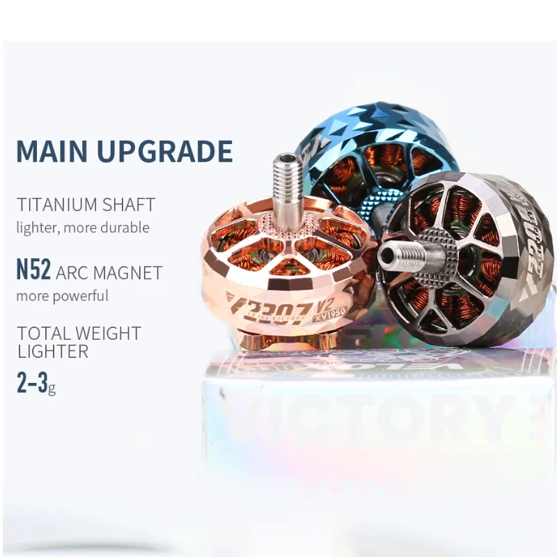 T-MOTOR T-Hobby V2306.5 V2 5" 4-6S KV1950/KV2550 Brushless Motor For Freestyle Fpv Racing Drone Motor Drones DIY Parts thumbnail 3